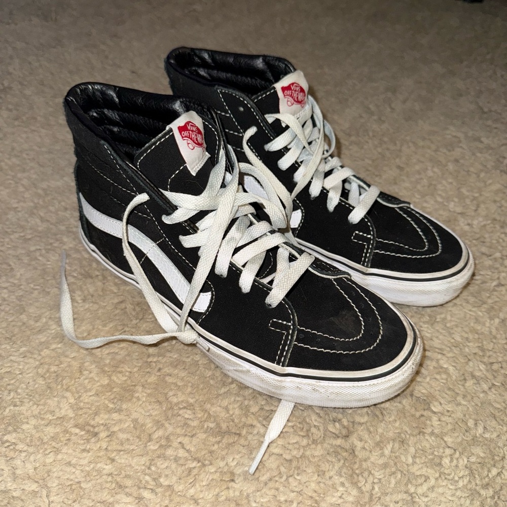 Vans Black High-Top Sneakers